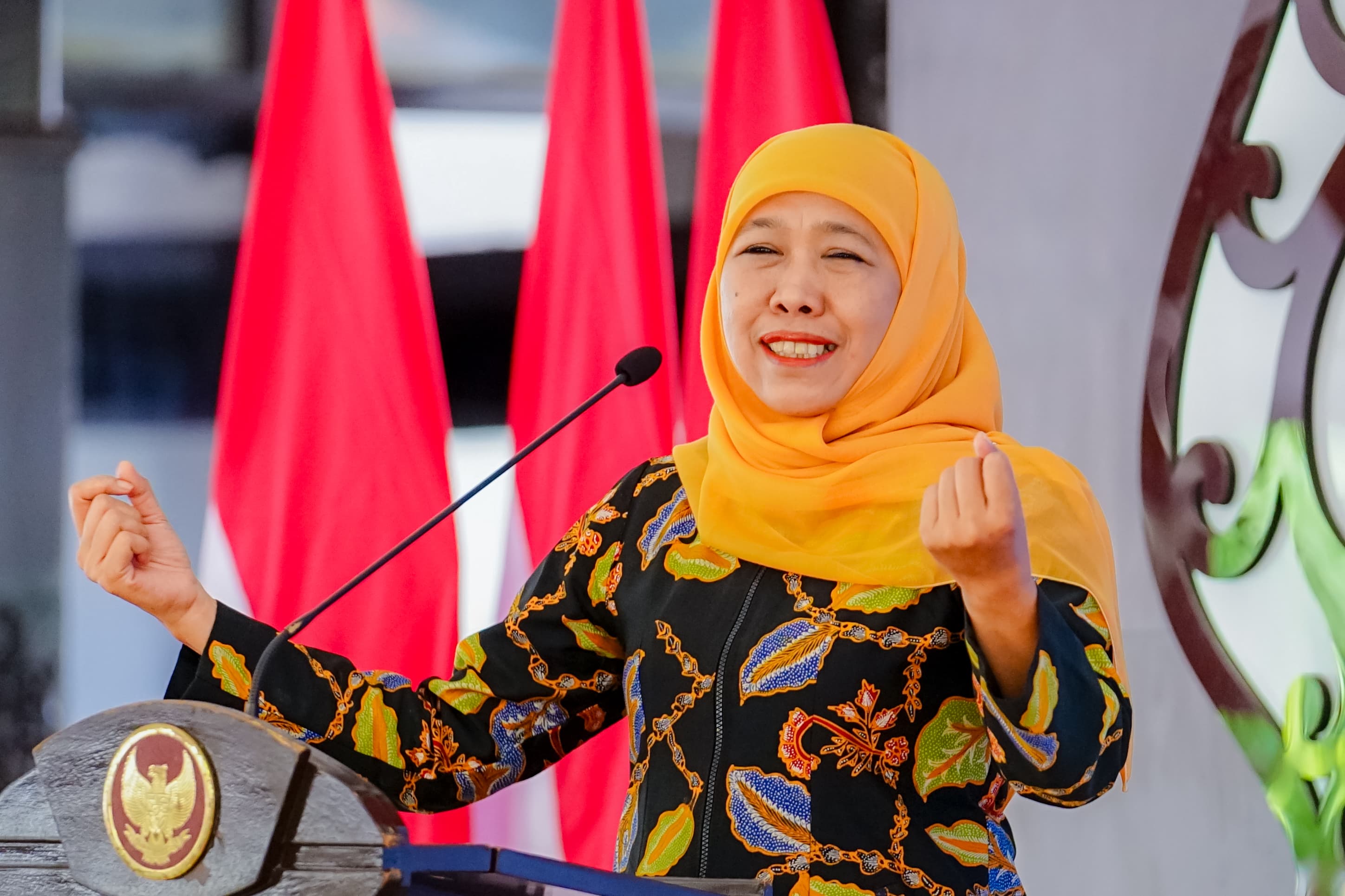 Gubernur Khofifah Ajak HKTI Lumajang Jadi Motor Penggerak Wujudkan Kedaulatan Pangan di Jawa Timur