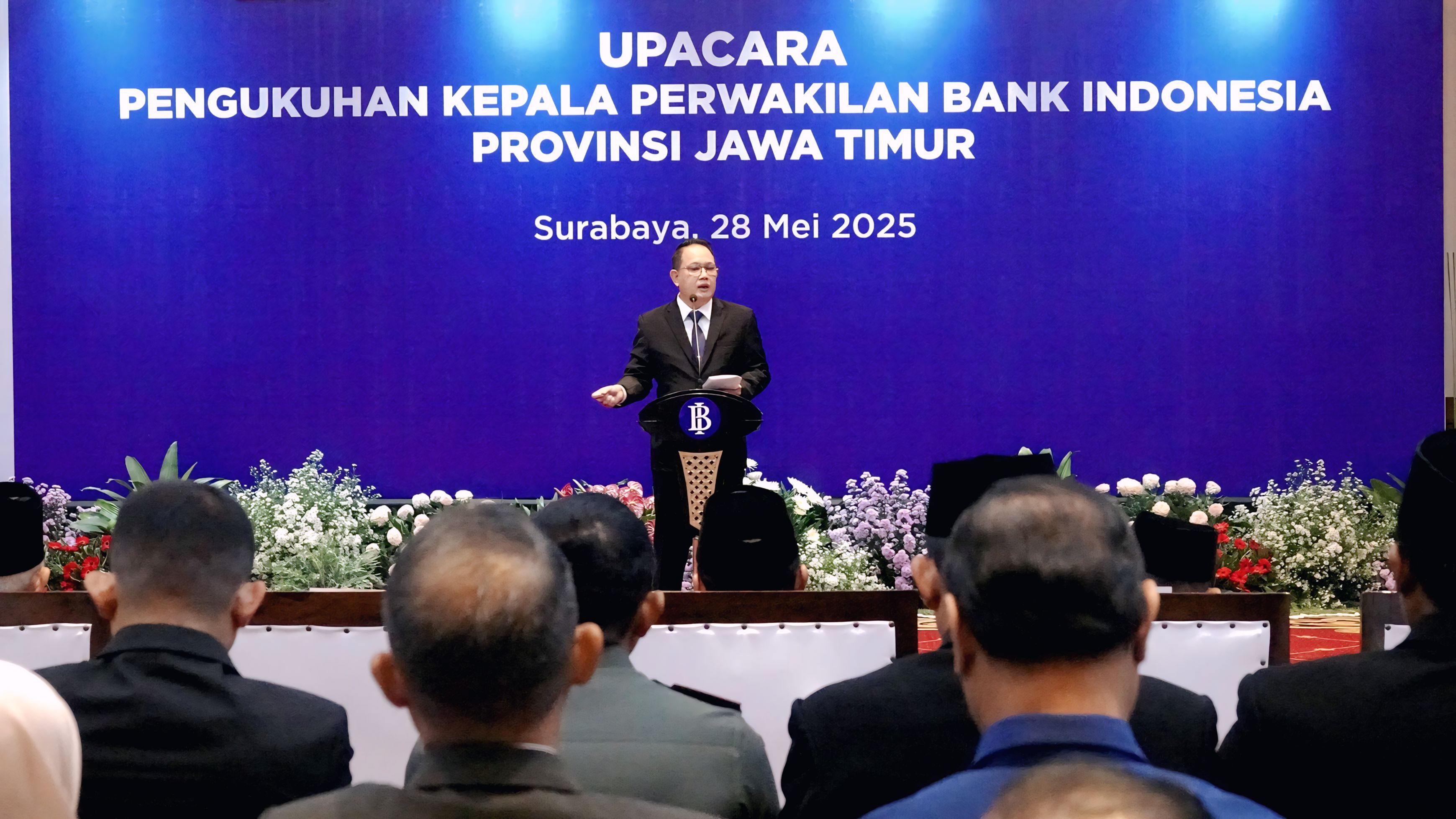 Sekdaprov Adhy Ajak Perwakilan BI Jatim Jaga Stabilitas Inflasi Daerah