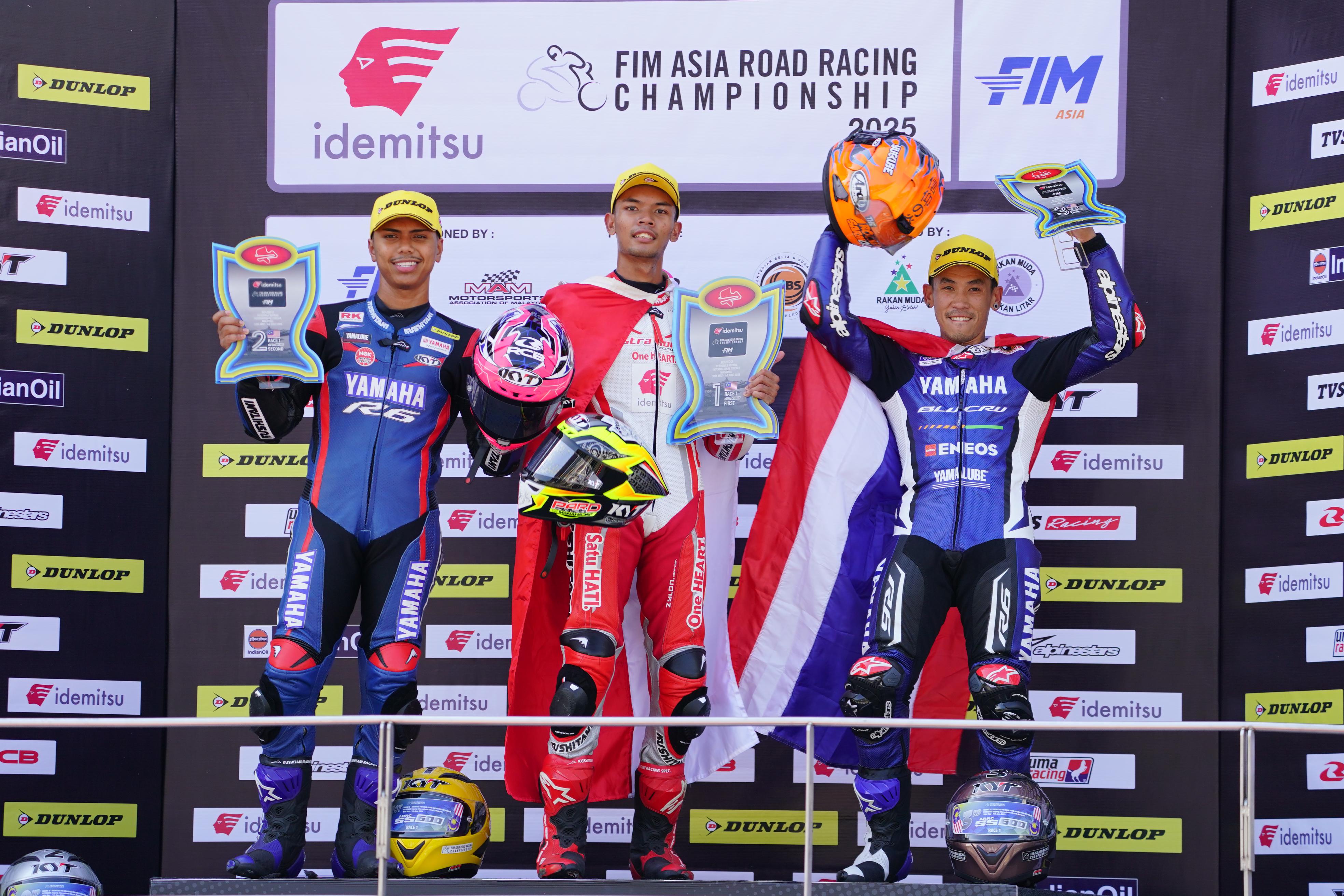 CBR Series Melesat Kencang, Sapu Bersih Podium Pertama di ARRC Sepang