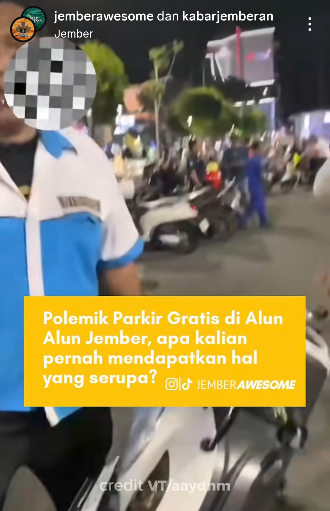 Video Jukir Debat dengan Warga Viral, Kadishub Jember Tegaskan Parkir Gratis dan Akan Tindak Oknum Pelanggar