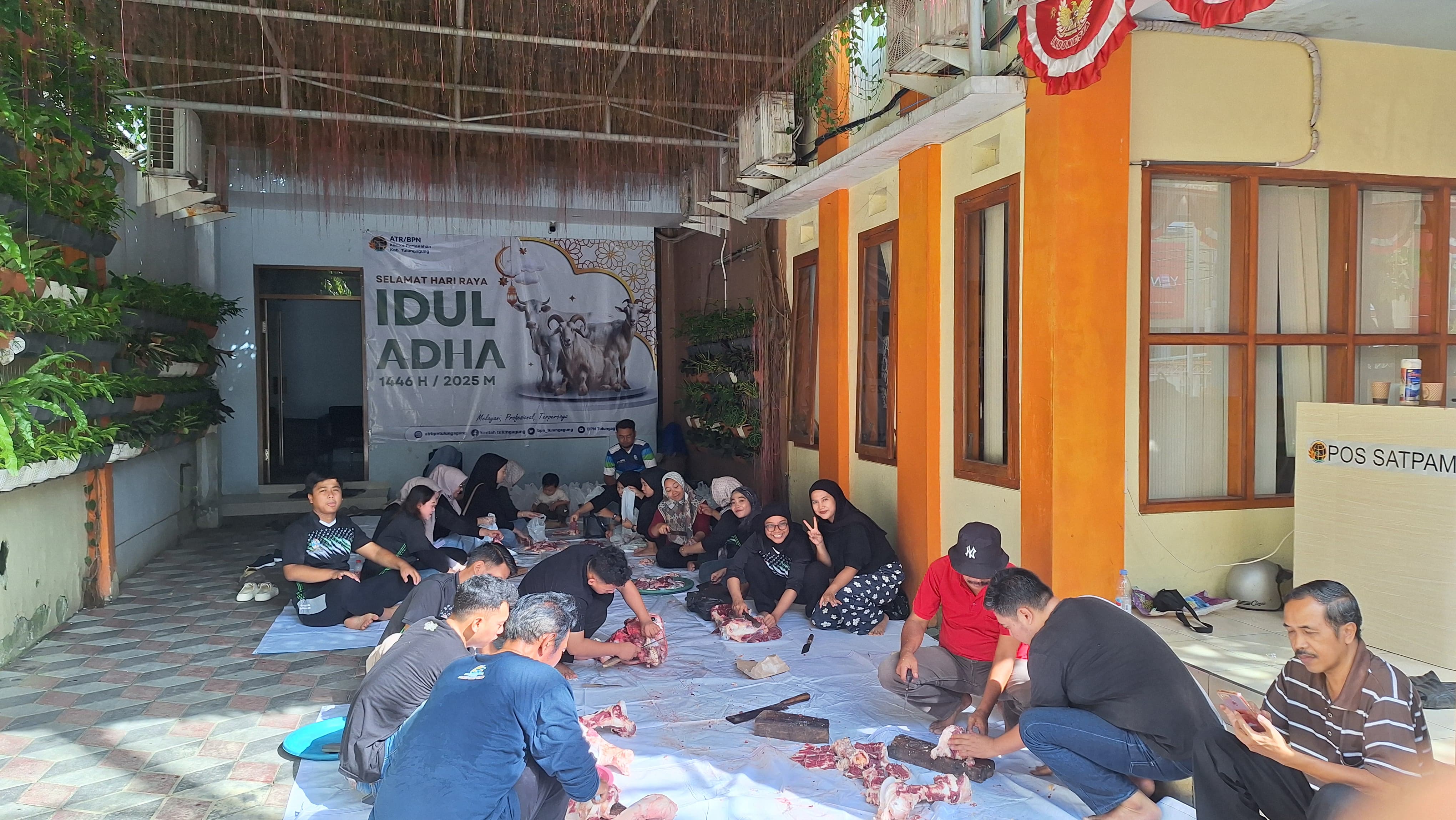 Kantah ATR/BPN Tulungagung Gelar Kurban di Panti Asuhan, Tebar Kepedulian di Idul Adha