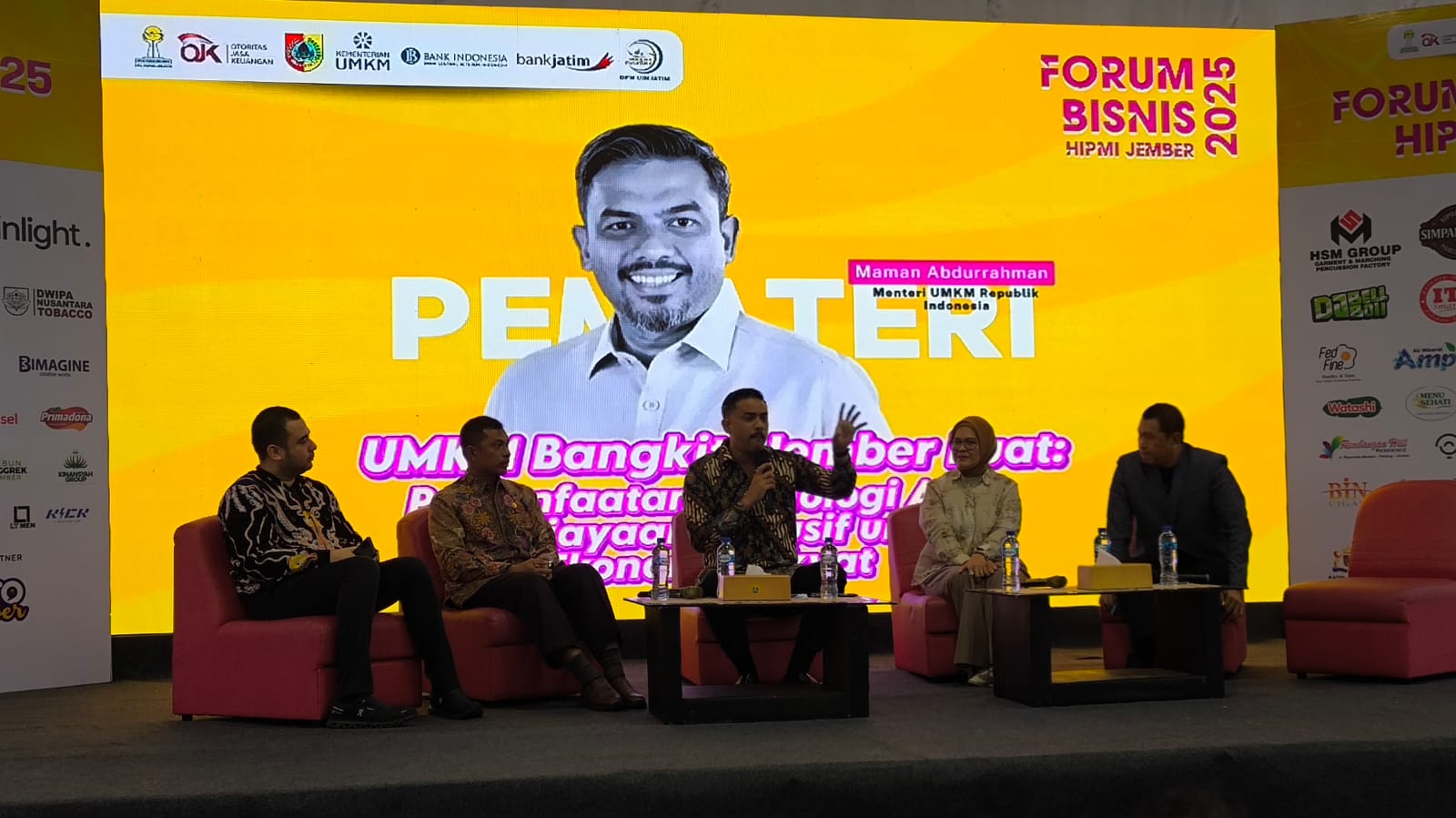 Dari Isu Pribadi ke Strategi Ekonomi, Menteri Maman Ajak HIPMI Jember Rangkul UMKM Naik Kelas