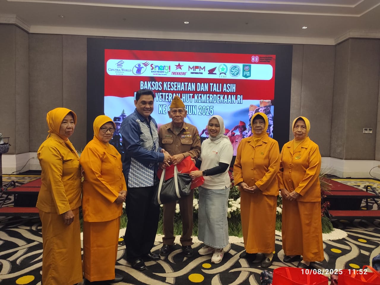 MPM Honda Jatim dan YBSI Gelar Baksos Kesehatan untuk Veteran, Wujud Syukur di Momen Kemerdekaan