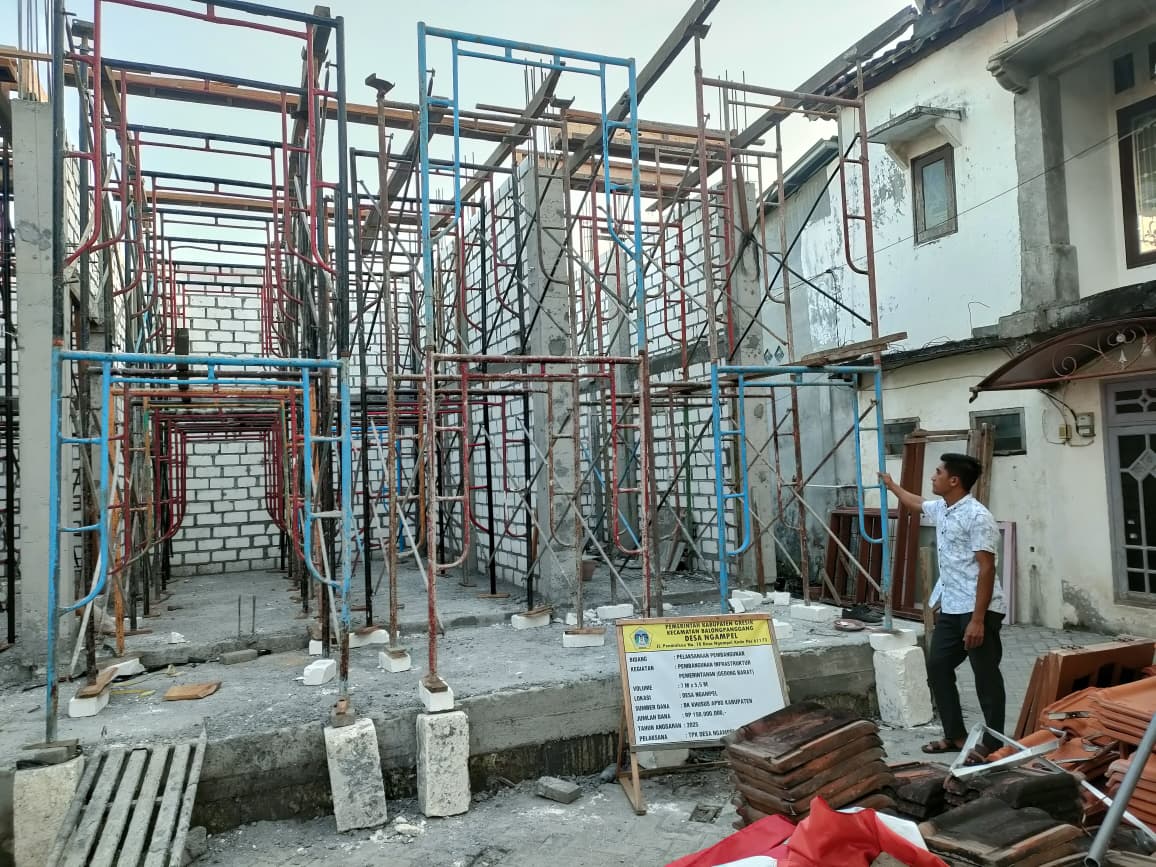 Usai Jadi Desa yang Melunasi PBB Tercepat di Gresik, Ngampel Bangun Gedung Serbaguna