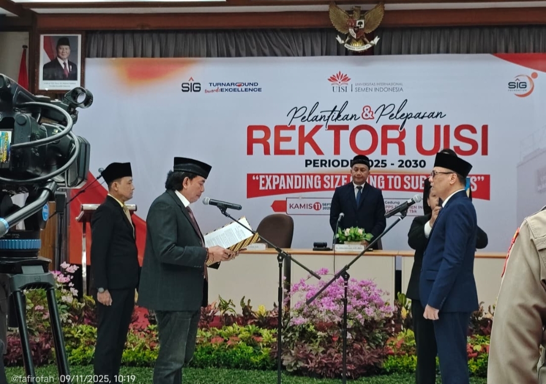 Lantik Rektor Baru, UISI Targetkan Pendirian Fakultas Kedokteran