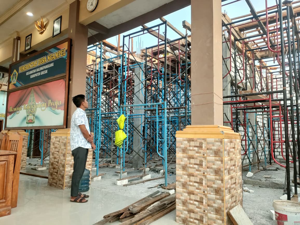 PBB Lunas Tercepat, Desa Ngampel Gresik Kebut Pembangunan Fisik