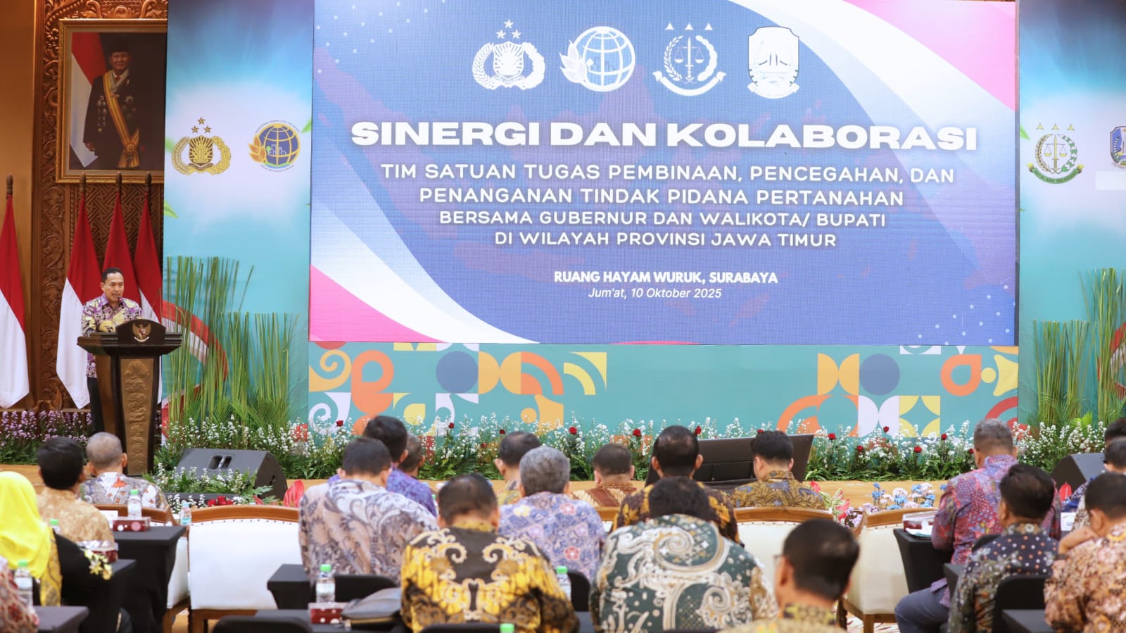 Dorong Restorative Justice, Dirjen PSKP Hadiri Sinergi Penanganan Konflik Pertanahan di Jawa Timur