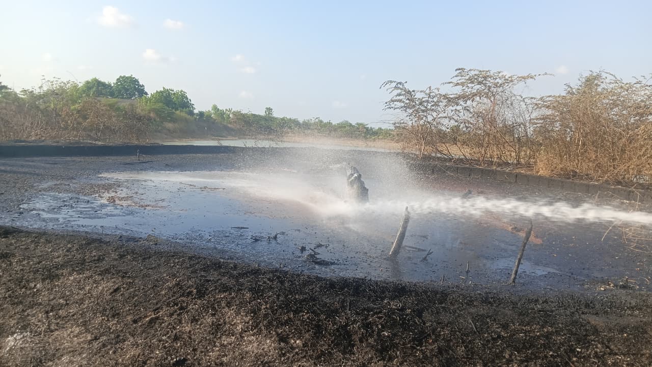 Sumur Minyak di Gresik Terbakar, Diduga Akibat Pembakaran Lahan