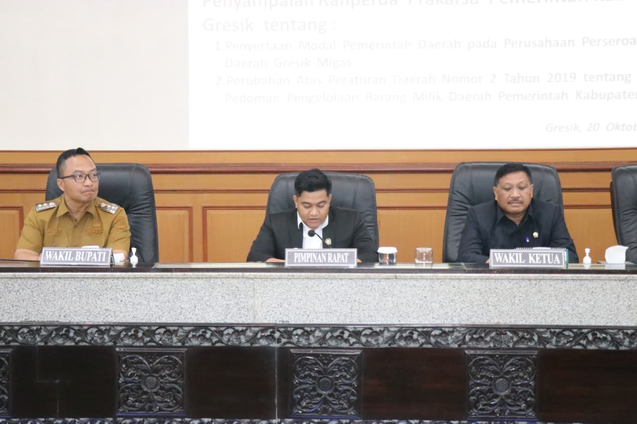DPRD Gresik bersama Pemkab akan Godok Raperda Pengelolaan Barang Daerah dan Tambahan Modal untuk Gresik Migas