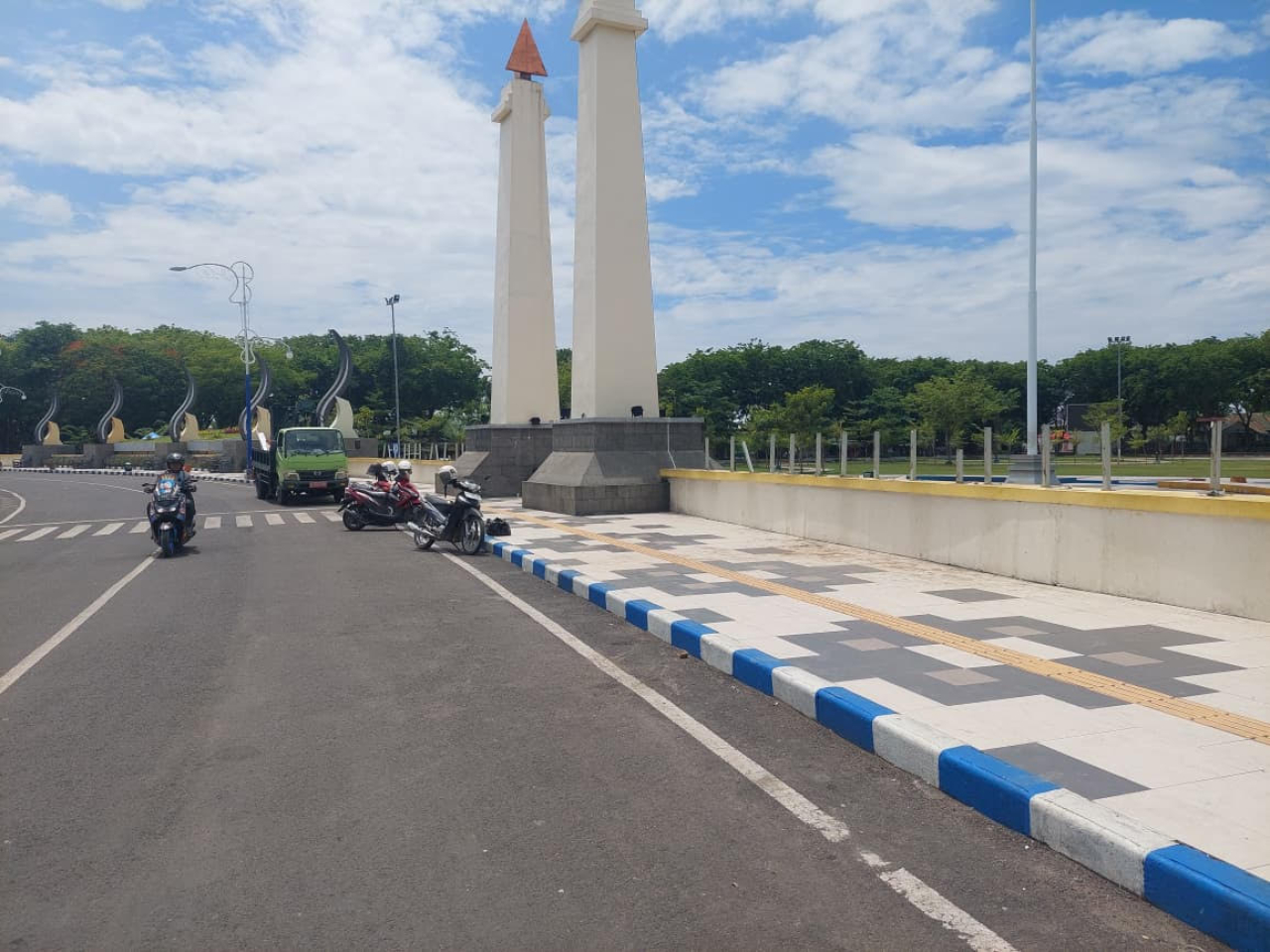 Polres Sampang Amankan Tiga Terduga Perusak Fasilitas Umum Alun-alun Trunojoyo