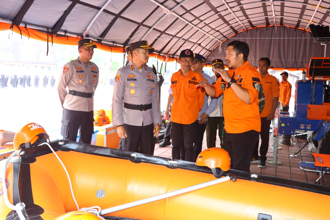 Polres Gresik Pastikan Kesiapan Hadapi Tanggap Darurat Bencana