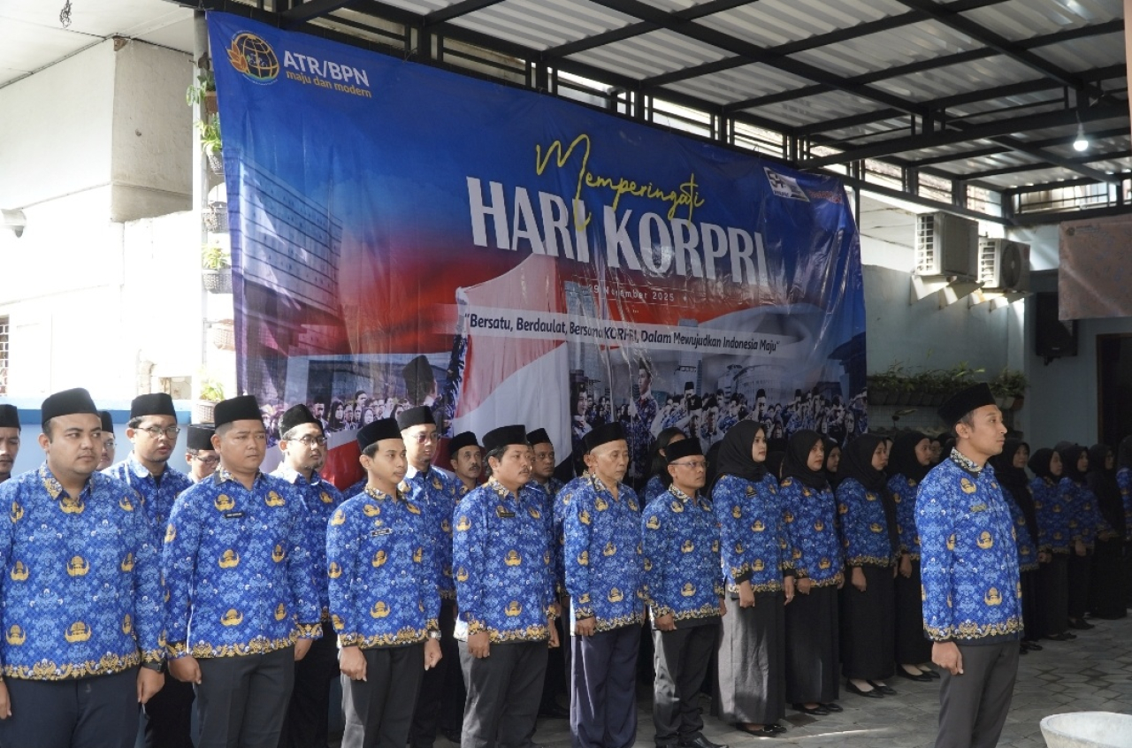 Peringati HUT ke-54 KORPRI, Kepala Kantah BPN Tulungagung Ajak ASN Jadi Pelopor Inovasi Pelayanan Publik