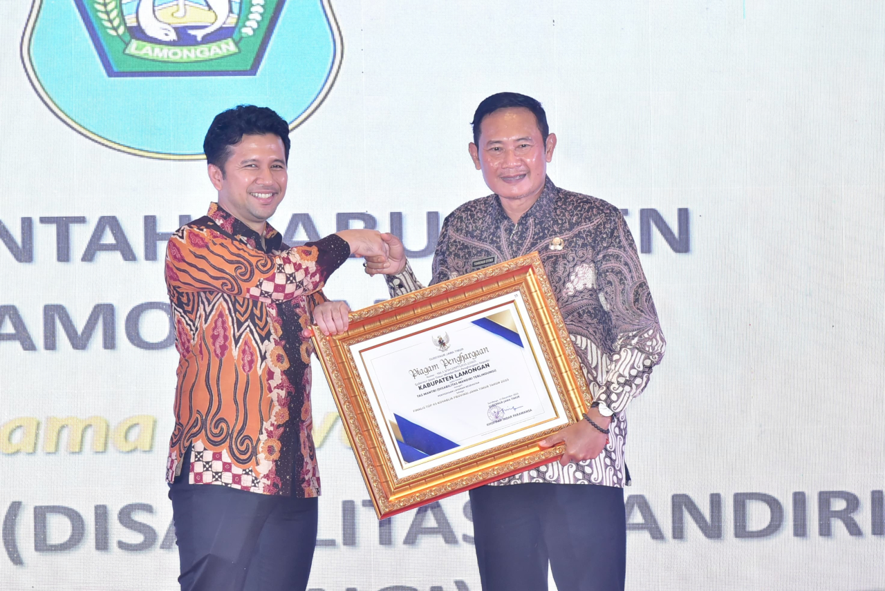 Dua Inovasi Lamongan Sabet Top 45 Pelayanan Publik Jawa Timur 2025