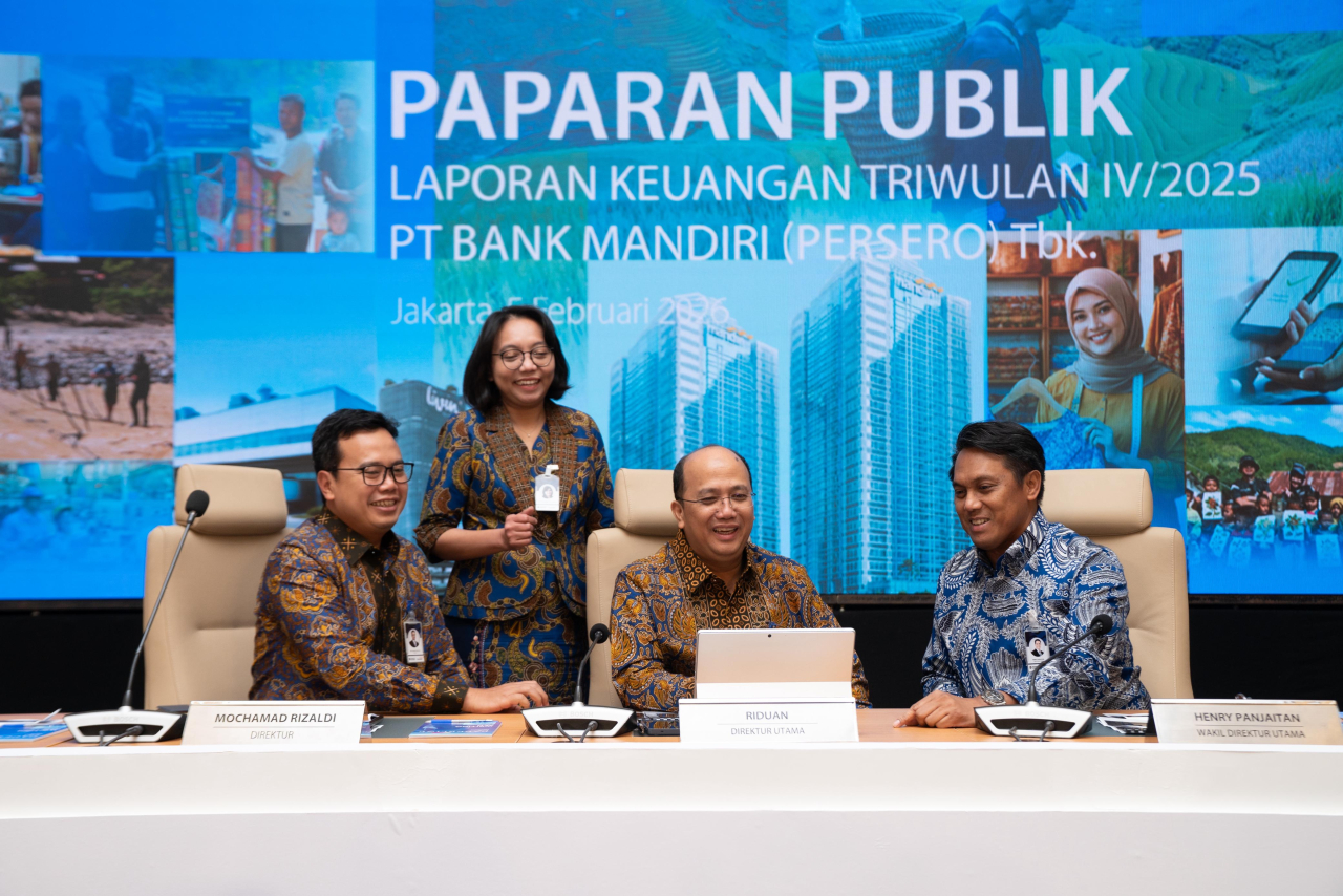 Bank Mandiri Catat Kinerja Solid Sepanjang 2025, Kredit Tumbuh Dua Digit dan Digitalisasi Makin Kuat