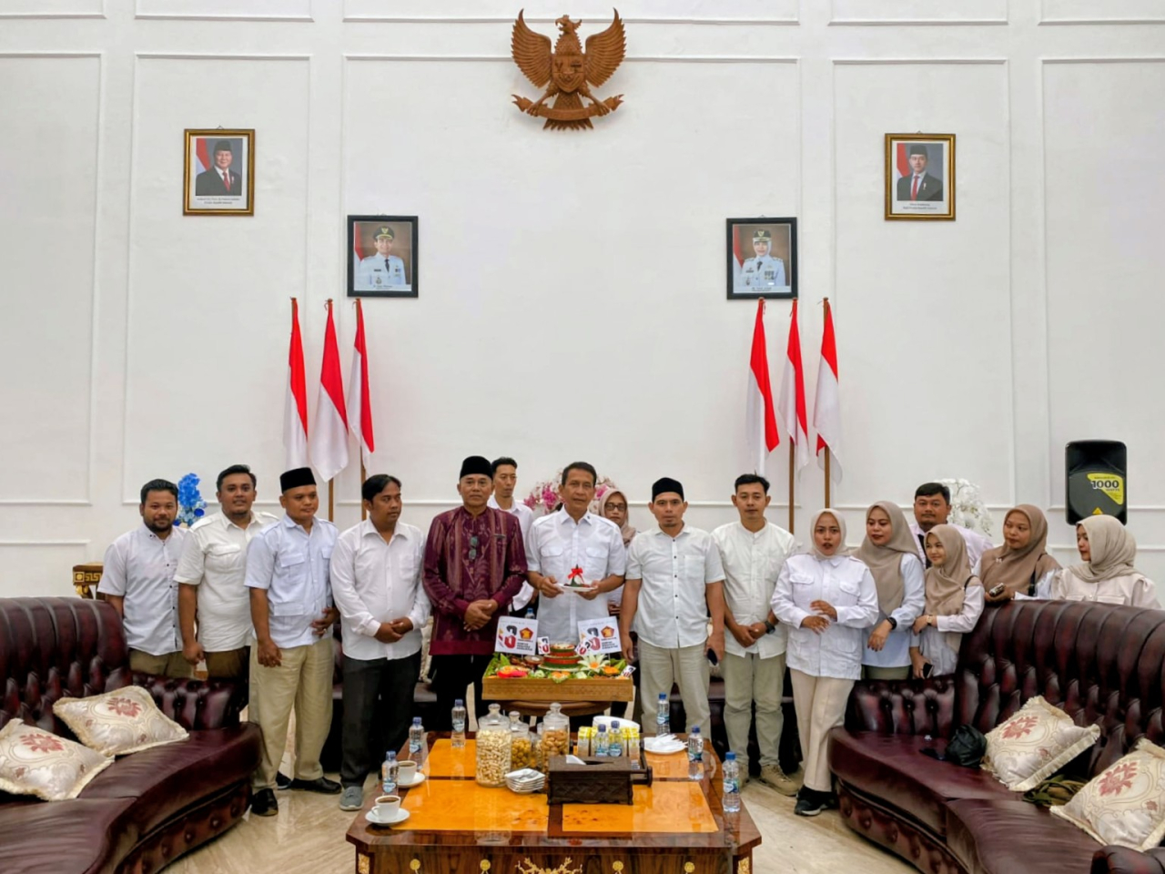 Relawan Santri Derek Kyai Bojonegoro Gelar Syukuran HUT ke-18 Gerindra, Dihadiri Bupati