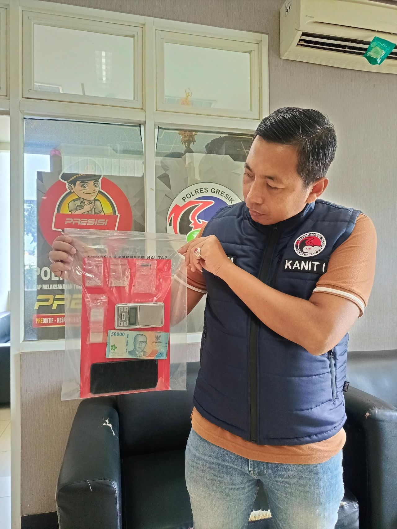 Jalur Kepulauan Jadi Sasaran, Peredaran Sabu di Bawean Digagalkan Polres Gresik