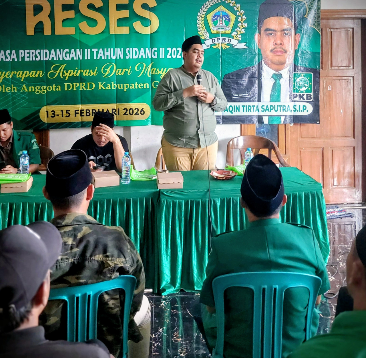 Reses di Benjeng dan Balongpanggang, Ainul Yaqin Tirta Saputra Tampung Keluhan Infrastruktur Desa