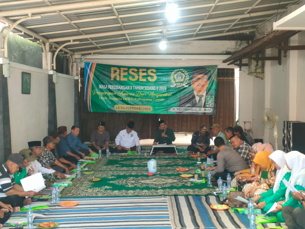 Serap Aspirasi Warga Kecamatan Cerme, Anggota DPRD Gresik Mochammad Siap Kawal Penanganan Banjir Kali Lamong dan JPD