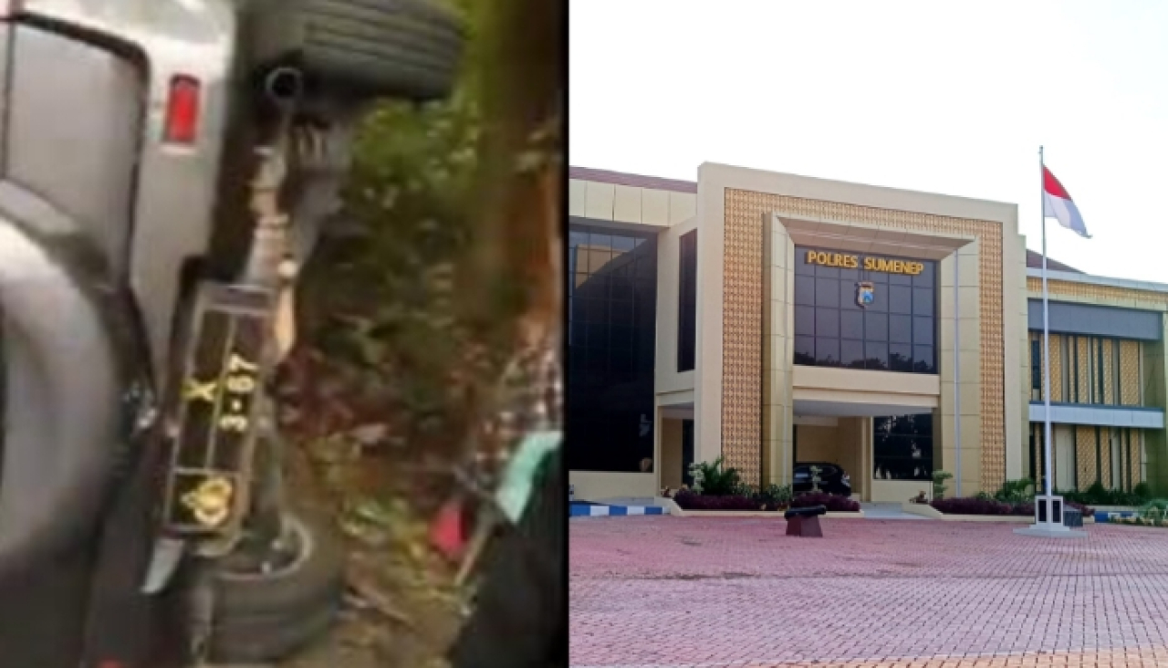 Mobil Dinas Polres Sumenep Terlibat Kecelakaan di Bangkalan, Pemotor Asal Tuban Meninggal Dunia