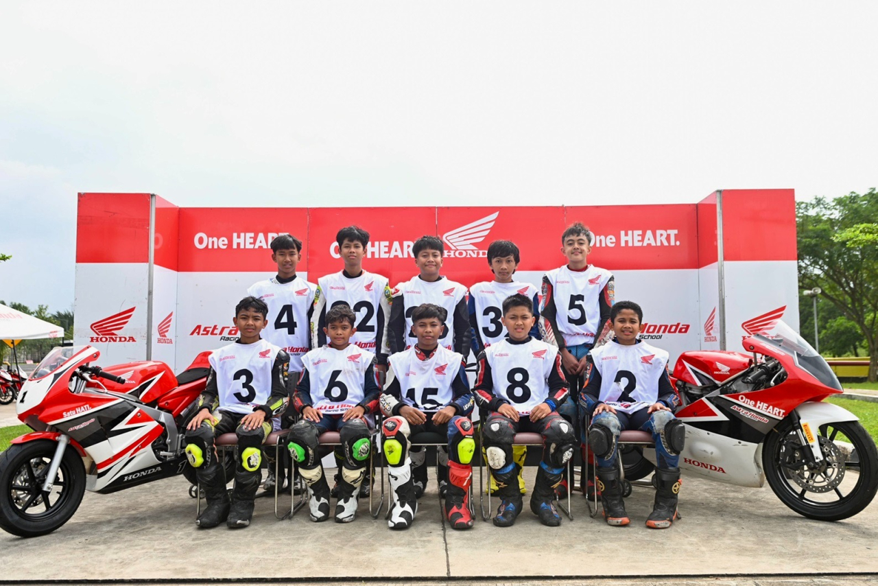 Siap Mengaspal di Lintasan Dunia, 10 Pebalap Muda Terpilih di Astra Honda Racing School 2026
