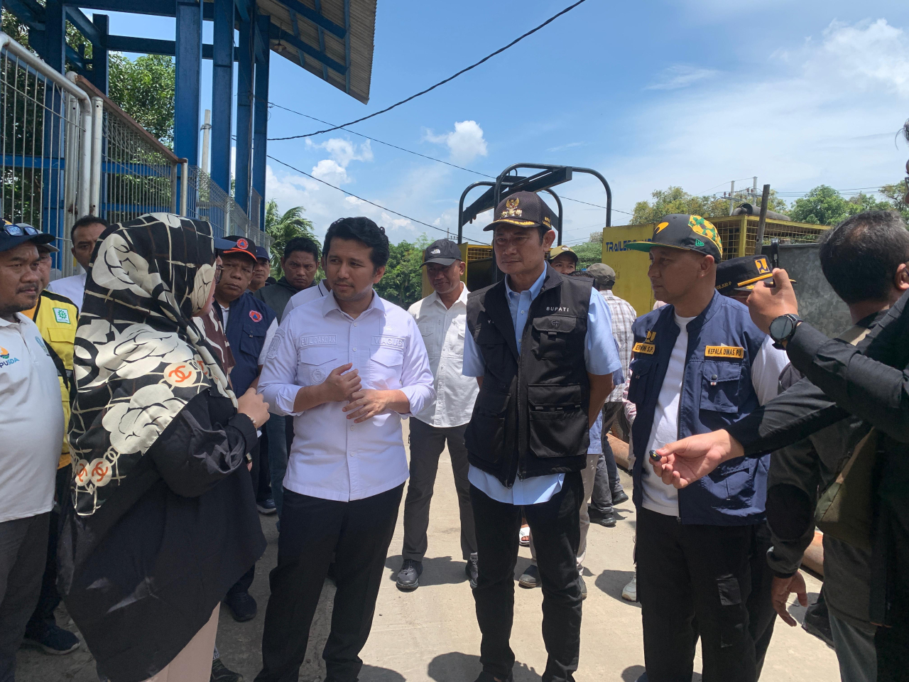 Langkah Cepat Mas Emil dan Pak Yes: Optimalkan Pompa Pintu Air Kuro untuk Kuras Banjir di Lamongan