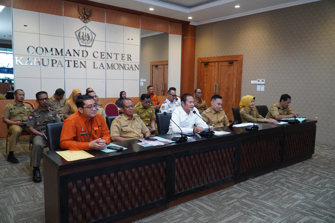 Pemkab Lamongan Perkuat Koordinasi Jelang Lebaran dan Mitigasi Bencana Hidrometeorologi