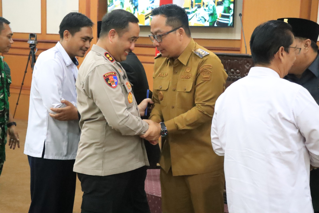 Hadiri Halal Bihalal, Kapolres Gresik Sebut Perkuat Sinergitas Forkopimda