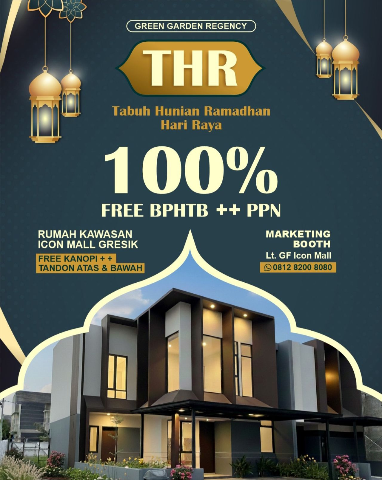 Bagi-Bagi THR, Green Garden Regency Diskon 100% Free BPHTB dan PPN