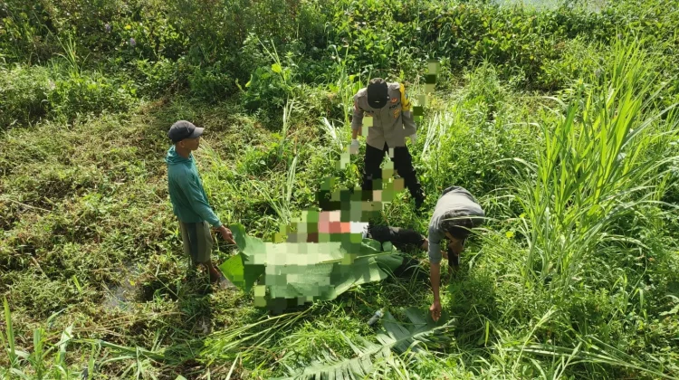 Diduga Terpeleset, Warga Jember Tewas Tertelungkup di Tepi Kali Gumukmas