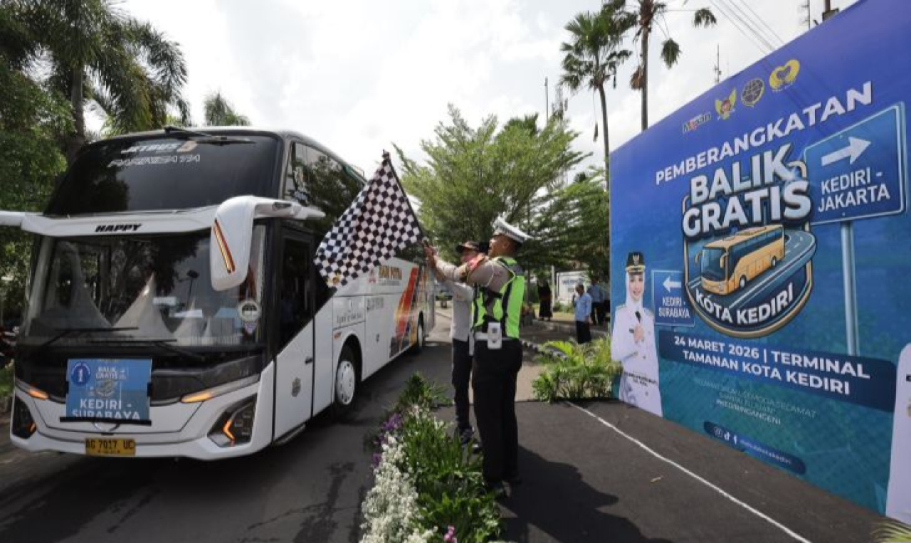 Pemkot Kediri Gelar Balik Gratis ke Surabaya dan Jakarta
