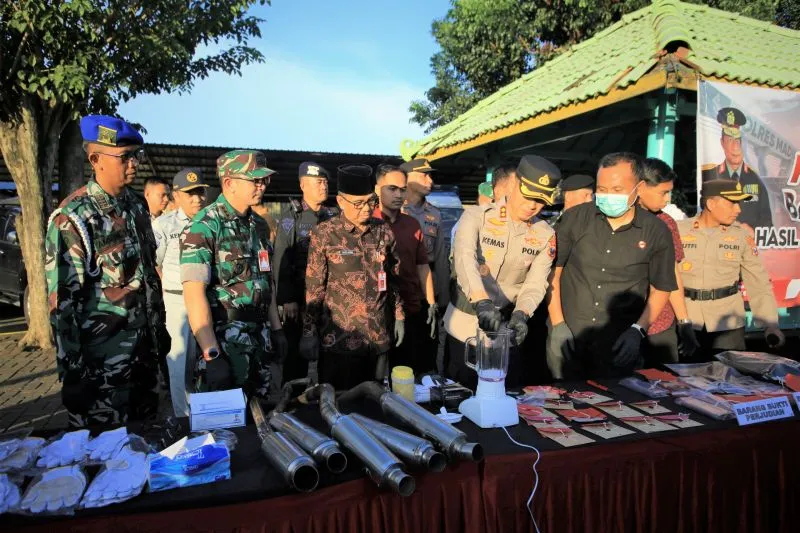 Gelar Operasi Pekat, Polres Madiun Berhasil Ungkap 66 Kasus