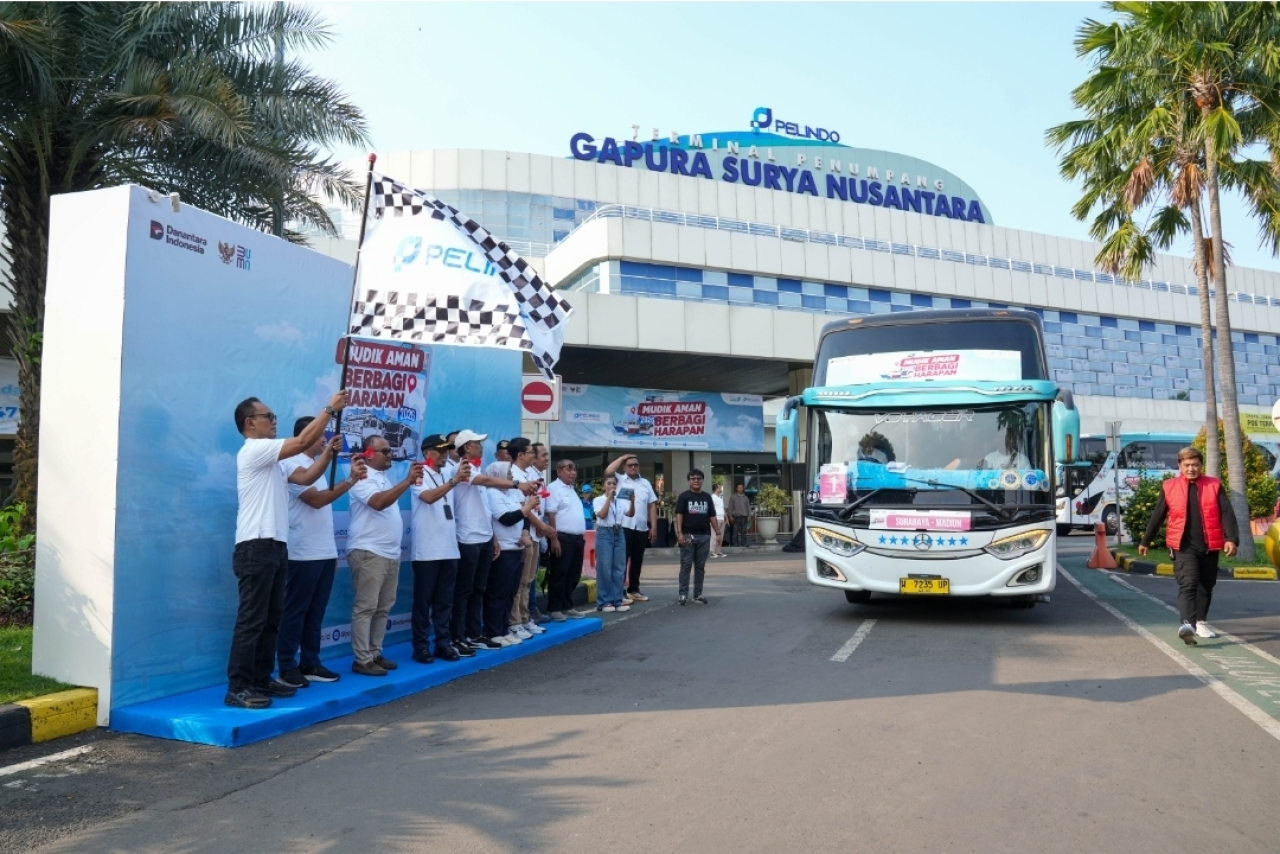 Pelindo Petikemas Berangkatkan 4.030 Pemudik Gratis dari Pelabuhan Tanjung Perak