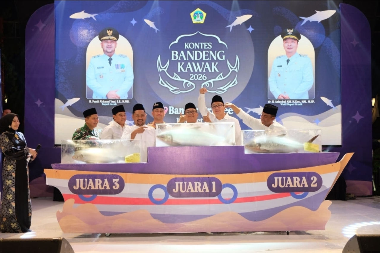 Bandeng Seberat 19 Kg Juarai Kontes Bandeng Kawak Gresik 2026
