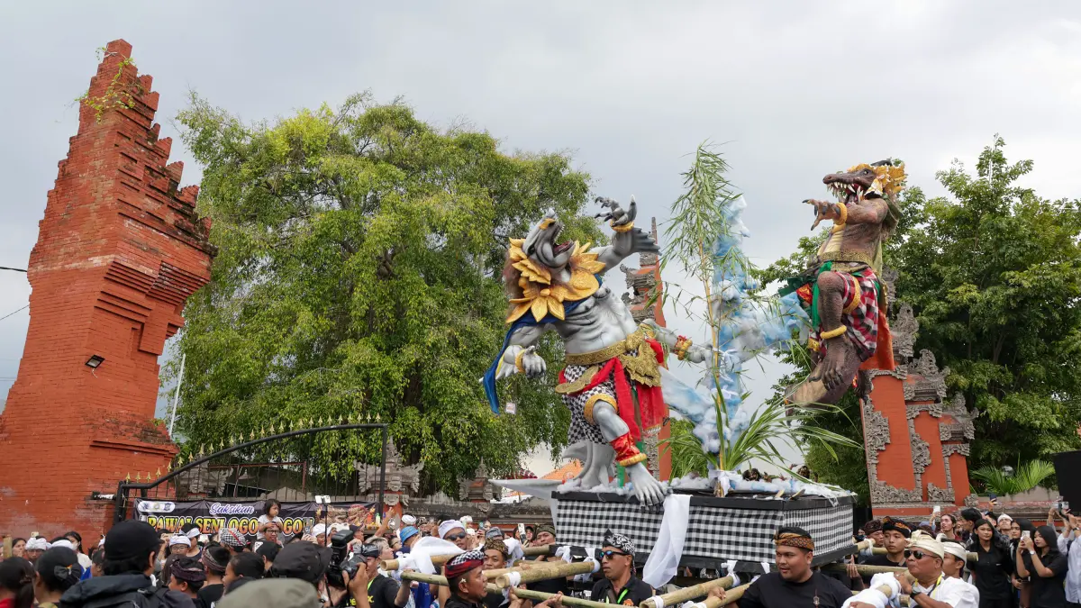 Tidak Sekadar Pawai, Ogoh-Ogoh di Surabaya Jadi Simbol Penyucian Diri