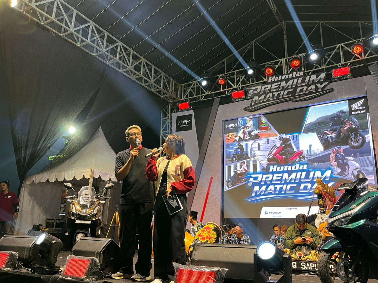 Masyarakat Madiun Padati Honda Premium Matic Day, Jajaran Skutik Premium Jadi Primadona