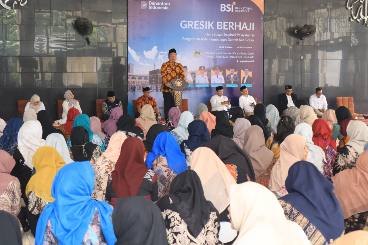 Kolaborasi KORPRI dan BSI Sosialisasikan Program Pemda Gresik Berhaji