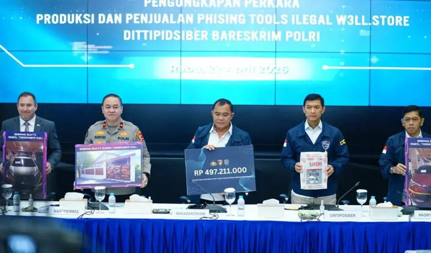 Bareskrim Mabes Polri Ungkap Penjualan Phosing Tool Ilegal dengan Kerugian Rp 350 Miliar