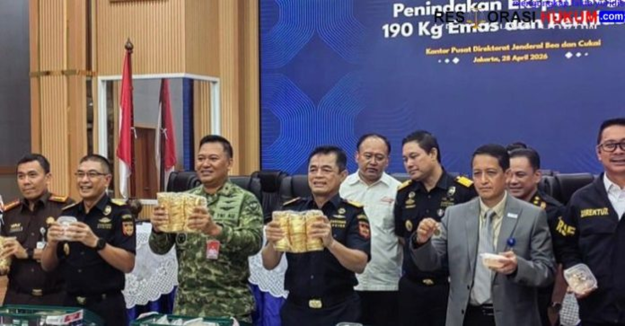 Bea Cukai Bandara Halim Jakarta Gagalkan Penyelundupan 190 Kg Emas Senilai Rp 502 Miliar
